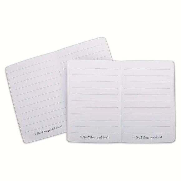 COPY - His and Her Wedding Vow Book Set Green and White - Picture 5 of 7